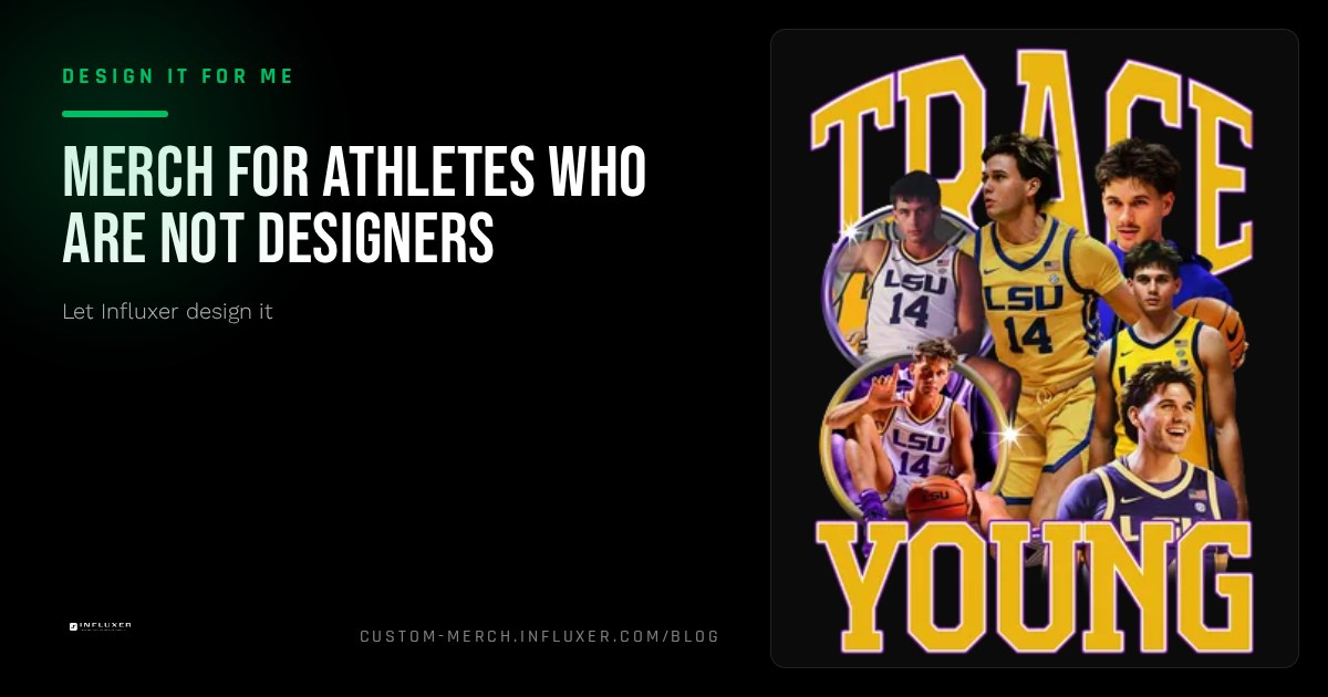 An athlete with no design background filling in a name and number on a ready-made template layout